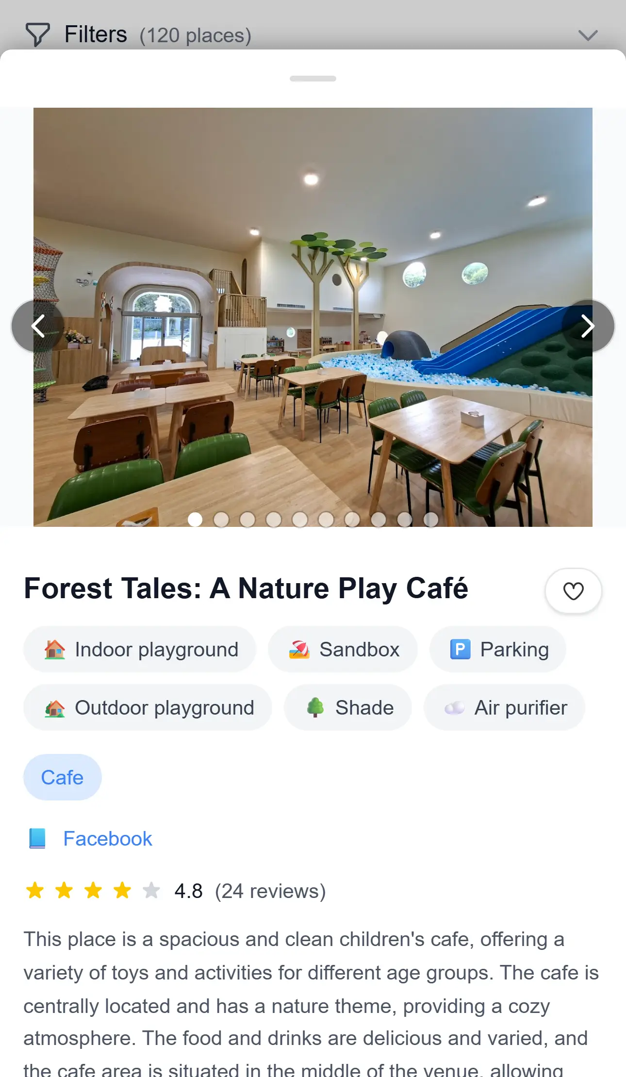 Map view (selected place)